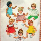 12" Baby Doll Wardrobe Simplicity 5947 Vintage Sewing Pattern