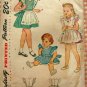 Tot's Pinafore Simplicity 1789 Vintage 40s Sewing Pattern