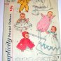 13 1/2" Baby Doll Wardrobe Vintage 50s Sewing Pattern Simplicity 1844