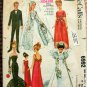 Vintage 60s 11.5"  Fashion Doll Clothes McCalls Sewing Pattern 6992