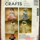 Victorian Porcelain Doll Clothes McCalls Sewing Pattern 6560