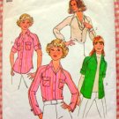 Misses Raglan Shirts Vintage 70s Pattern Simplicity 7912