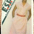 Misses Shirtwaist Dress Vintage 80s Pattern Simplicity 9428