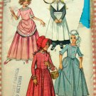 Revolutionary War or Pilgrim Costume Vintage 70s Sewing Pattern Simplicity 9136 Girls size 6