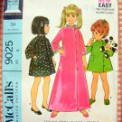 Toddler's Robe McCall's 9025 Vintage 60s Sewing Pattern
