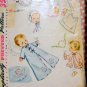 Layette with Angel Transfer Vintage Sewiing Pattern Simplicity 4060