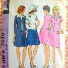 McCall's 3530 Drop Waist Dress and Jacket Vintage 70s Sewing Pattern