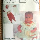 McCall's 2282 Infants Enchanted Forest  Dress Jumpsuit Blouse Panties Bonnet Sewing Pattern