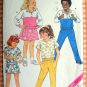 Girl's or Boy's 80s Separates Butterick 4668 Vintage Sewing Pattern