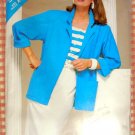 Vintage 80s Pattern Misses Jacket., Top and Skirt Butterick See & Sew 5498