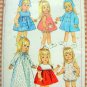 18"  Doll Clothing Vintage 60s Sewing Pattern Simplicity 6768