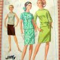 Simplicity 7164 Misses Rolled Collar Dress Vintage 60's Sewing Pattern