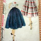 50s Bouffant Skirt an Cummerbund  Vintage Sewing Pattern Simplicity 3841