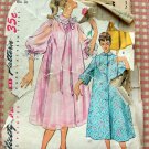 50s Misses' Duster, Negligee and Housecoat Vintage Sewing Pattern Simplicity 4972