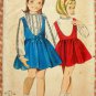 Girl's Jumper & Blouse Butterick 3347 Vintage 60s Sewing Pattern