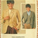 Vintage 1970s Butterick Sewing Pattern 3924  Misses Menswear Jacket and Vest
