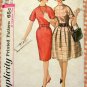 Misses' 60s Full or Slim Dress Vintage Sewing Pattern Simplicity 5023