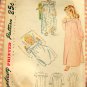 Toddler's Nightgown Vintage 40s Sewing Pattern Simplicity 1956