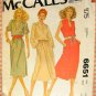 McCall's 6651 Plus Size Dress Vintage 70s Sewing Pattern
