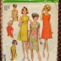 Simplicity 8882 Misses Shift Dress 70s Vintage Sewing Pattern