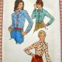 Butterick 3840 Plus Size Shirts Vintage 70s Sewing Pattern