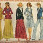 Misses Maxi Skirt Jacket and Pants Vintage Sewing Pattern Simplicity 6677