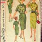 Teen's Dress, Reversible Top and Sash Vintage 60s Sewing Pattern Simplicity 3541