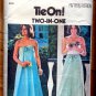 Maxi Skirt and Wrap Dress Vintage 70s Pattern Butterick 4843
