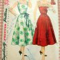 Misses Sleeveless Dress Vintage 50s Pattern Simplicity 4347