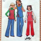 Girls' Pants and Reversible Tunic Simplicity Vintage Sewing Pattern 7691