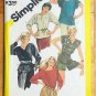 Misses 80s Tops Vintage Sewing Pattern Simplicity 6373