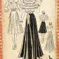 Misses 1930s Evening Gown or Dress Vintage Sewing Pattern Butterick 8485
