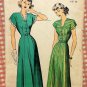 Misses Vintage 40s Dress Advance Sewing Pattern 5027