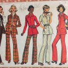 Misses Shirt Jacket and Pants Vintage Sewing Pattern Simplicity 5247 Size 14