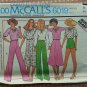 McCall's 6019 Size 12 Misses’ Top, Skirt, and Pants or Shorts Vintage 70s Sewing Pattern