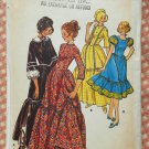 Misses Square Dance Dress or Pioneer Costume Vintage Sewing Pattern Butterick 4585