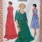 Misses Summer Dress and Shawl Vintage 70s Sewing Pattern Vogue 9467