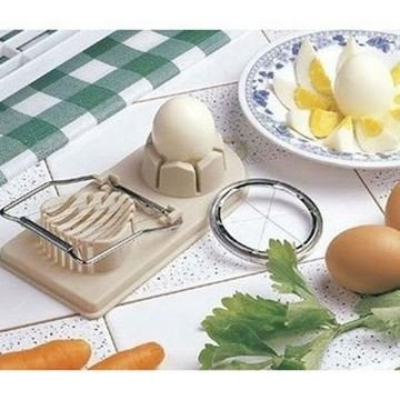2 in 1 Double Egg Slicer Plastic Cutter Kitchen Gadget