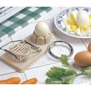 2 in 1 Double Egg Slicer Plastic Cutter Kitchen Gadget