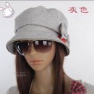 Bowknot With Diamond Hat Grey