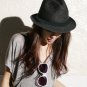 Style Casual Straw Hat Black