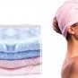 Microfiber Hair-drying Towel Cap Head Wrap - Purple