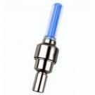 Neon LED Bike Bicycle Tire Valve Caps Light - Blue