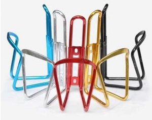 Bicycle Handlebar Water Bottle Holder - Silver-tone