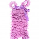 Lavender Petti Romper-Large