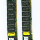 2 x 128MB RAM MEMORY MODULE / STICK PC 133 SDRAM for PC COMPUTERS (total of 256 MB)