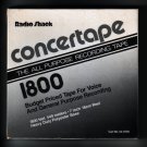 RADIO SHACK CONCERTAPE 1800 - HEAVY DUTY POLYESTER RECORDING TAPE - 1800 FEET # 44-1018