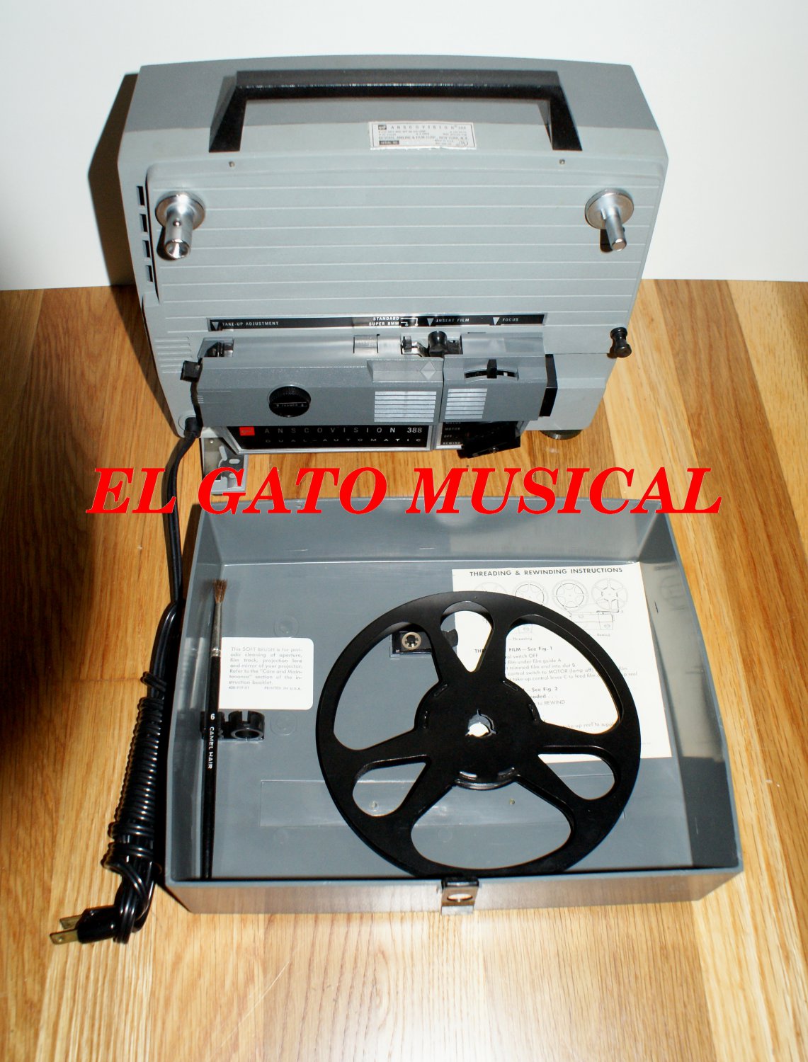 GAF ANSCOVISION 388 DUAL AUTOMATIC PROJECTOR DUAL 8mm / Super 8mm