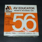 A\V EDUCATOR 56 - MAGNETIC RECORDING TAPE by AUDIO MAGNETICS CORP. - 1/4 in. width, 5 in., 600 ft.