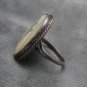 Pretty Shell and Inlay Silver Ring